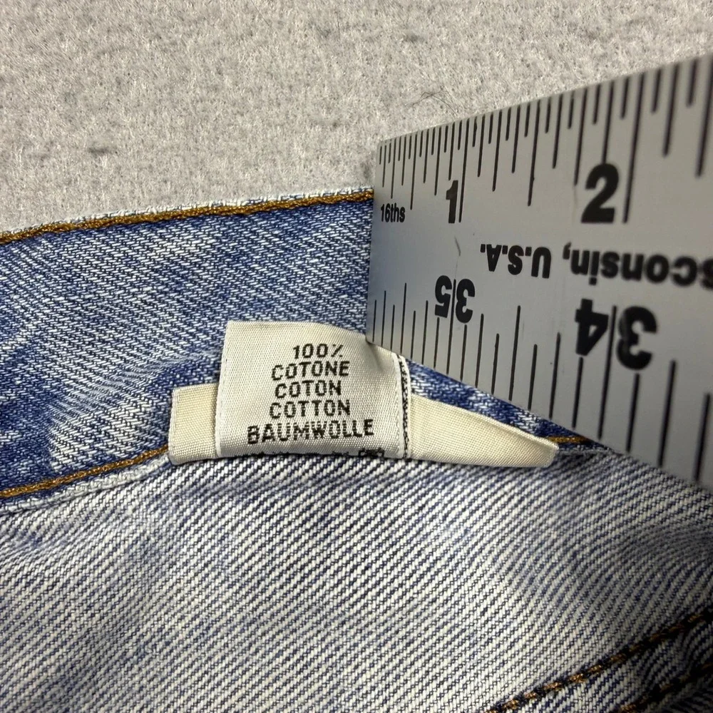 Replay Blue Jeans Mens Light Wash Straight Leg Denim Button Fly Vintage Style